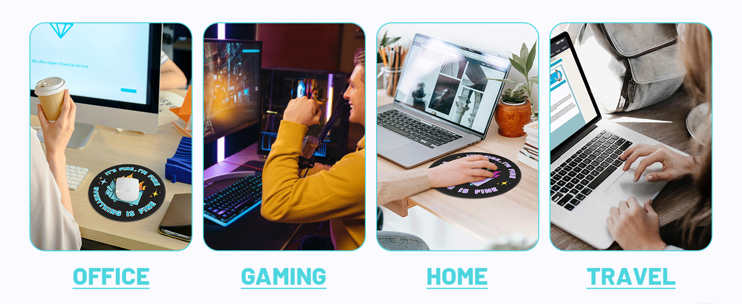 dumpster on fire mouse pad