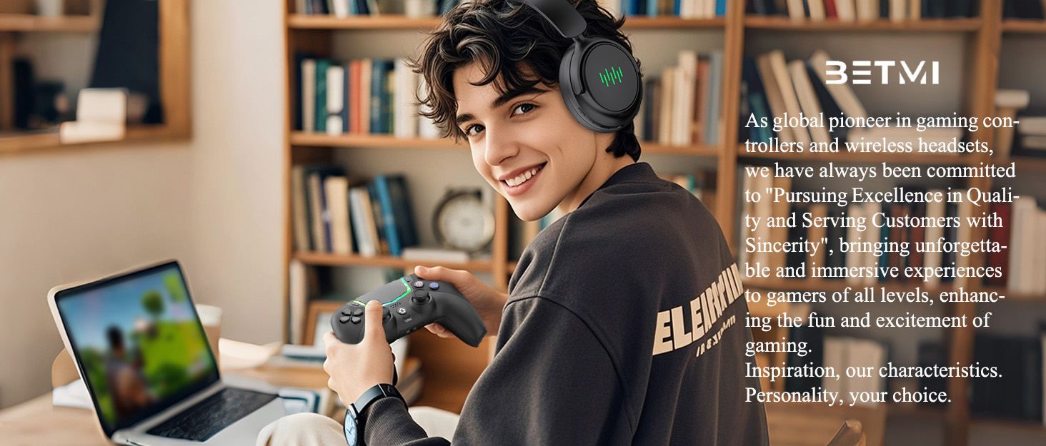 BETMI Gaming Controller &amp;amp; Gaming Headset