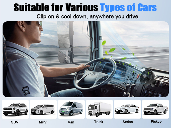 usb car fan