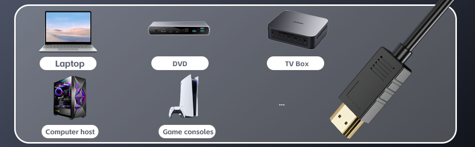HDMI to RCA Cable with Built-in Converter
