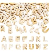 FASHEWELRY 50Pcs Chunky Large Letter Beads for Paracord Keychains Making | White Large Hole Bubbl...