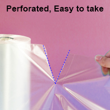 9527 Product 12x 20 Plastic Clear Produce Bag Food Storage bag,350 bags one Roll