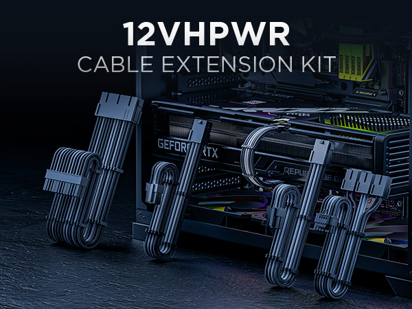 atx 3.0 power supply 12vhpwr cable extension