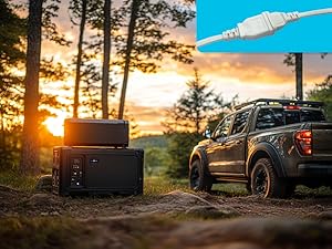 The application of power extension cords in outdoor mobile power sources