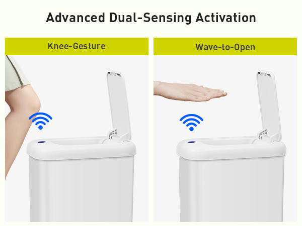 bathroom trash can automatic touchless