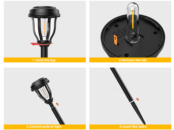 12 Pack Solar Lights Outdoor