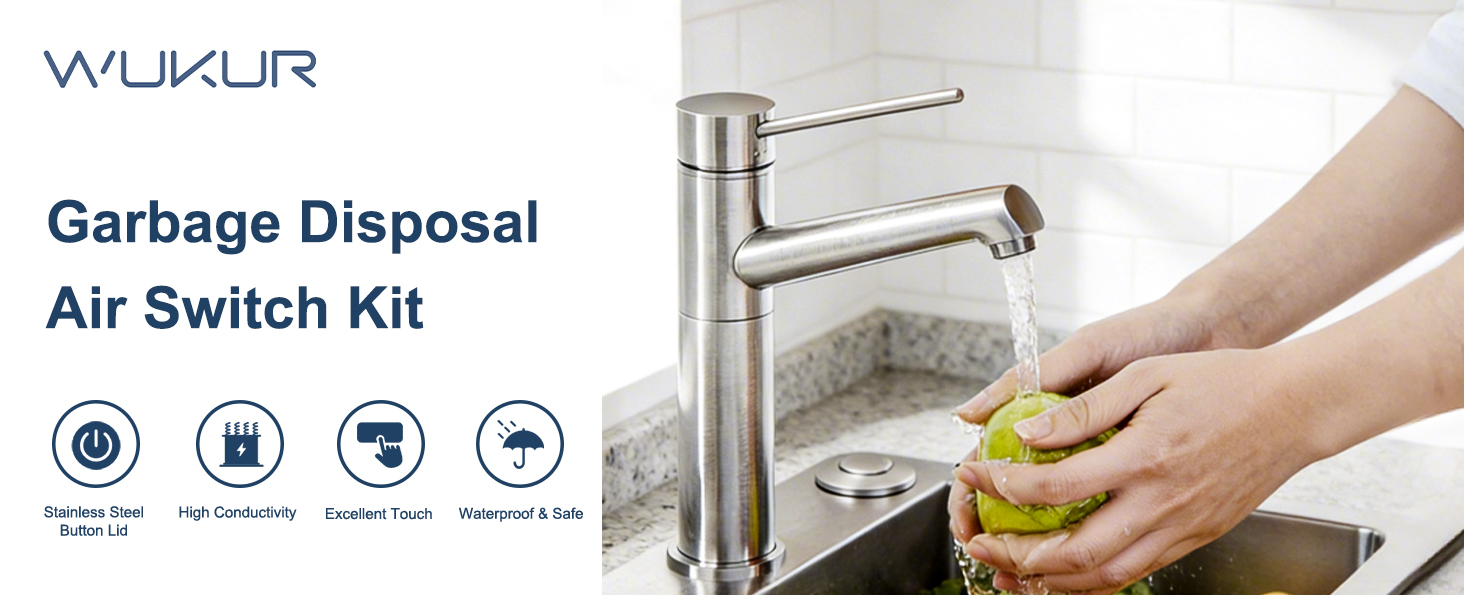 garbage disposal air switch