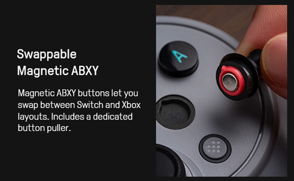 8BitDo Pro 3 Bluetooth Controller for Switch/Switch2,Windows,Apple,SteamOS,Android, TMR Joysticks