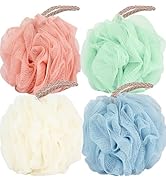Fu Store Loofah Sponge Shower Loofahs 50g Bath Sponges Mesh Balls 4 Colors for Body Scrubber Exfo...