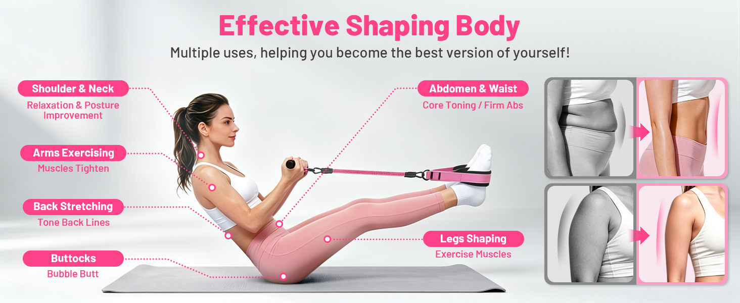 multifunction pedal resistance band