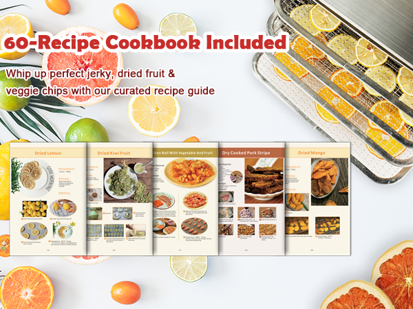 60-Recipe cookbook Included