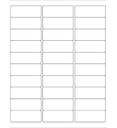 [500 Sheets] 1” X 2-5/8” Printable Address Labels 15000 Mailing Label for Envelopes 30-up Labels ...