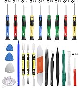 25pcs Electronics Repair Tool Kit, GangZhiBao Precision Screwdriver Set Magnetic for Fix Apple iP...