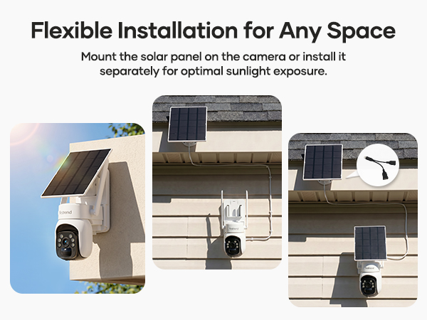 solar security camera outdoor