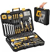 GRENPRO 219Pcs Tool Kit, Socket Wrench Auto Repair Tool Combination Package, Mixed Hand Tool Set ...