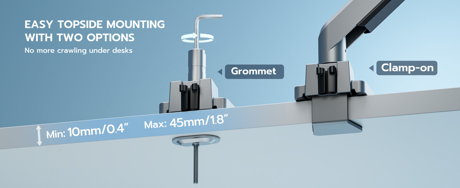 single monitor arm
