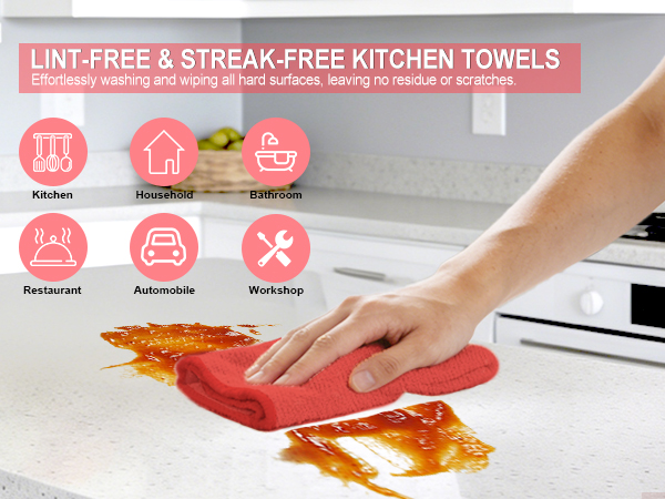 Reusable, Washable, Scratch Free, Ultra Absorbent Dishcloth