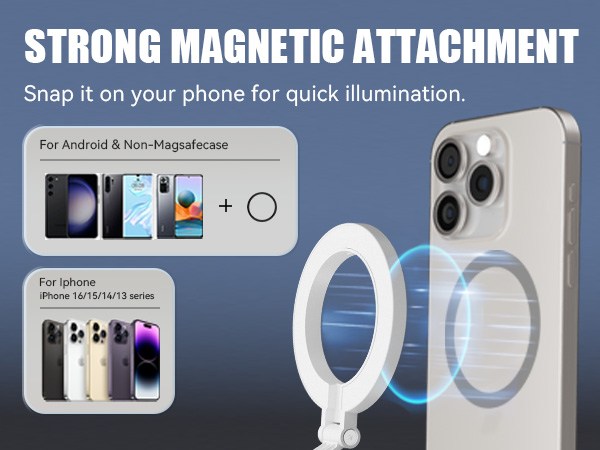 magnetic selfie light