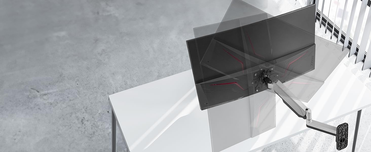 rotate your monitor to landscape or portrait orientation