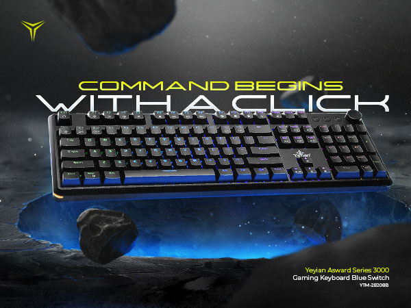 Command begins with a click