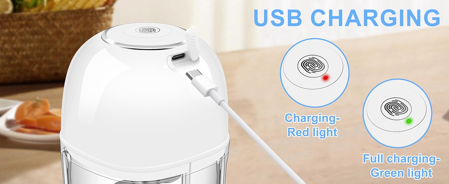 cordless portable mini food chopper