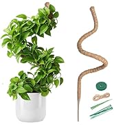 Mcbazel 2 Pack 39'' Bendable Moss Pole, Monstera Plant Support, Coco Coir Moss Poles for Climbing...