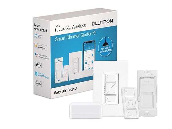 caseta, wireless, kit, dimmer, remote