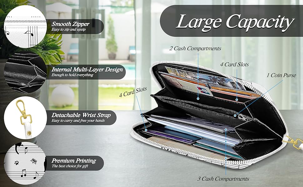 Piano Cat Wallet