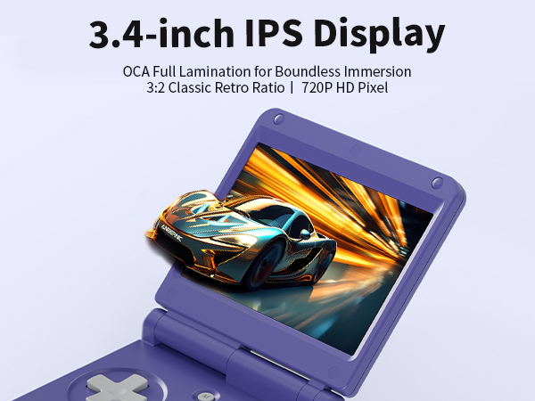 Flip Game with 3.4 inch Display