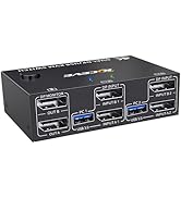 KCEVE KVM Switch 2 Monitors 2 Computers 4K@144Hz, Displayport KVM Switch Dual Monitor for 2 Compu...