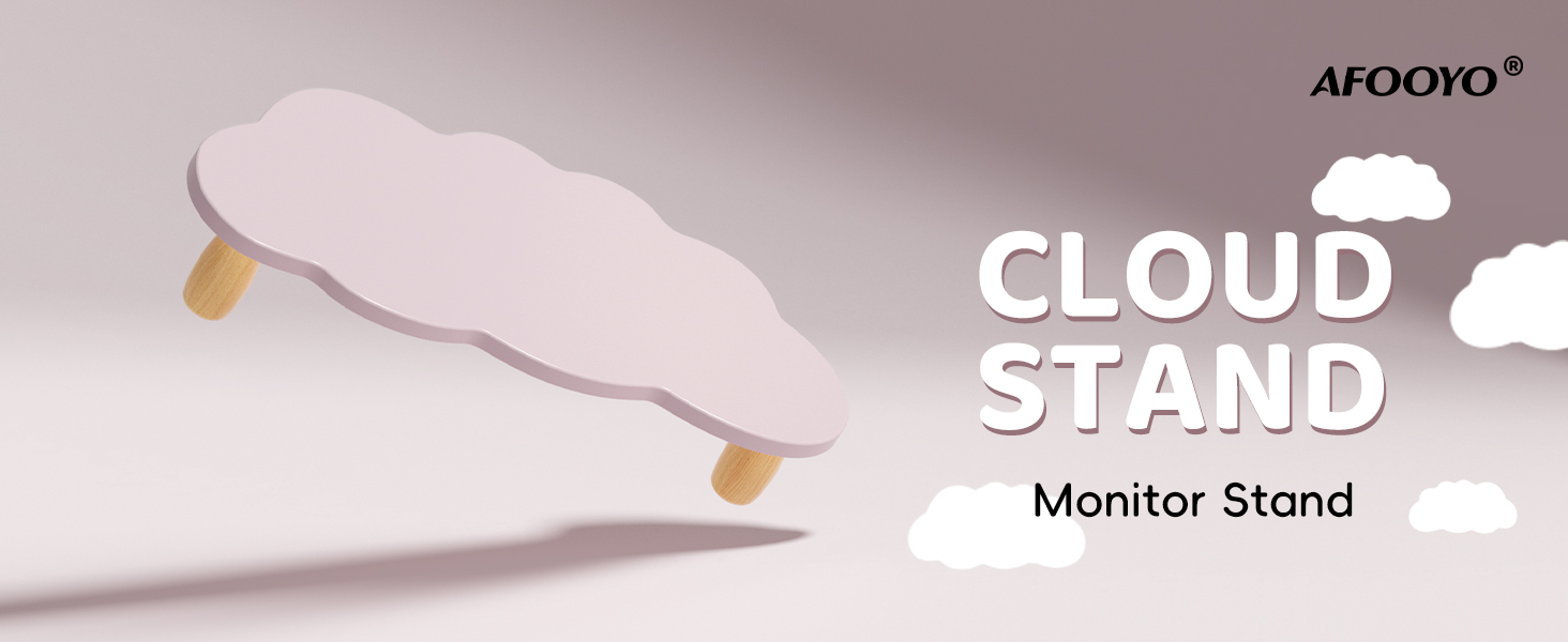 cloud-shaped monitor stand