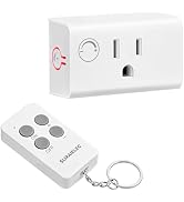 SURAIELEC Dimmer Plug with Remote Control, Fits 200W INC &amp; 150W LED | Plug-in Wireless Remote Con...