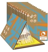 ZingZap Sticky Mouse Traps Glue Boards 10-PK, 3X Faster Catch with Built-in Hazelnut Scent, Extra...