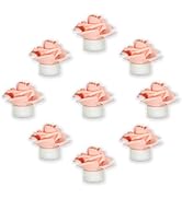 SupBri 12 Pack Led Candles with Artificial Flowers, 200+Hour Battery Operated Tea Lights Candles ...