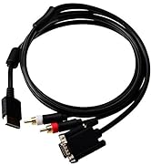 Mcbazel VGA AV Audio Video Cable for Sega Dreamcast