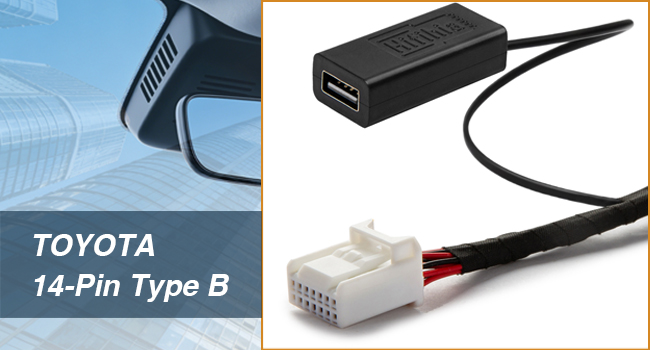 2005-2015 Tacoma 2nd Gen, Tundra, Avalon, FJ Cruiser, Sequoia Lexus GX460 dash cam power adapter