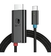 SLINYA Switch 2 Dock Station USB C to HDMI Cable Adapter, 4K@60Hz HDR, 6.6ft PD3.0 100W, Portable...