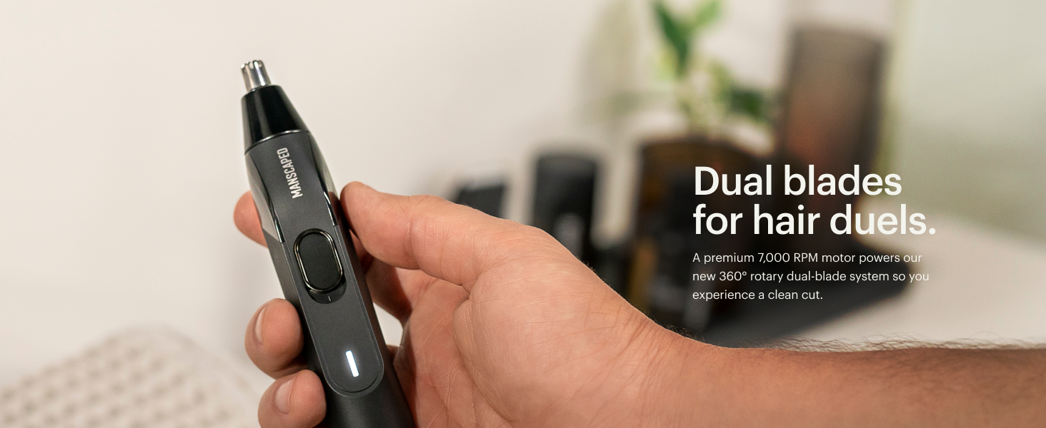 manscaped weed whacker nose ear hair trimmer