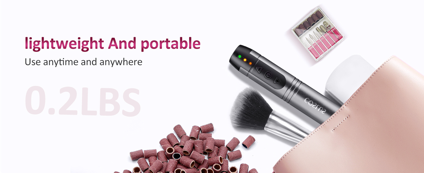 Cordless Nail Drill Electric File Lima de taladro de uñas eléctrica inalámbrica