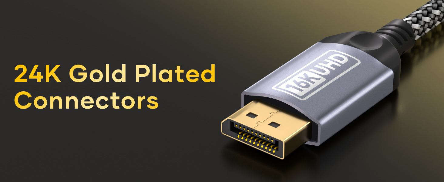 24K Gold Plated Connector