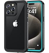 Lanhiem for iPhone 15 Pro Max Case, IP68 Waterproof Dustproof Shockproof Cases with Built-in Scre...