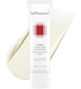 Cell Fusion C Laser UV Defense Face Sunscreen SPF 50, PDRN &amp; 6 Ceramides, Broad Spectrum Korean S...