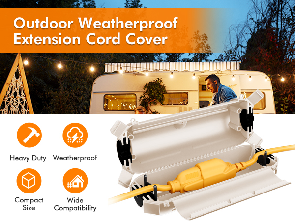 outdoor extension cord cover