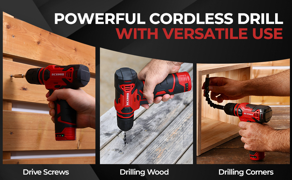 POWERFUL DRILL FOR VERSATILE USE