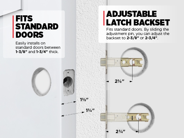 door knob installations standar door fit door lock knobs