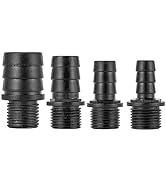 FREESEA Fountain Pump Nozzle Kit: 4 Sizes Water Nozzle Replacement Adapter