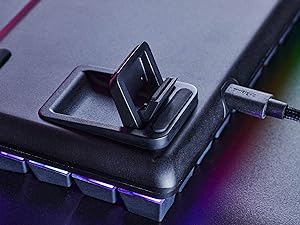 Three adjustable keyboard angles and detachable USB-C cable