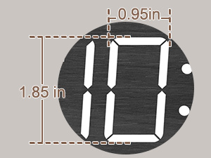 alarm clock large numbers