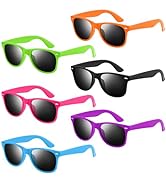 NEBURORA Neon Sunglasses Bulk Classic Retro Multicolor Party Sunglasses for Goody Bag Fillers Men...