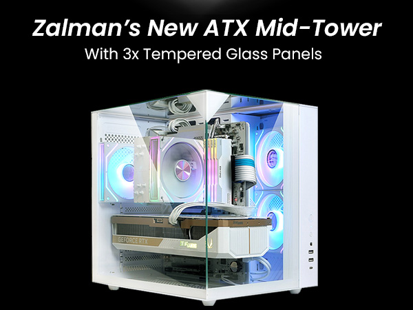 Zalman ZQBE ATX Mid Tower PC Case